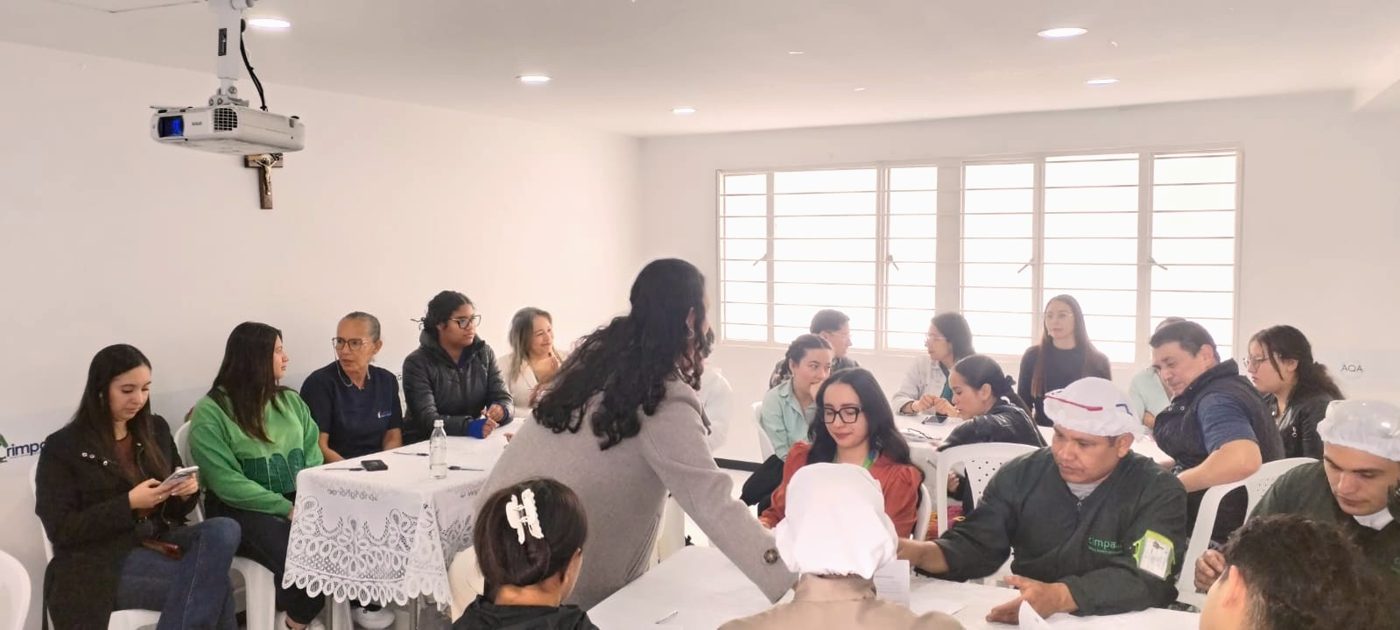 Socialización de la batería con un grupo de colaboradores